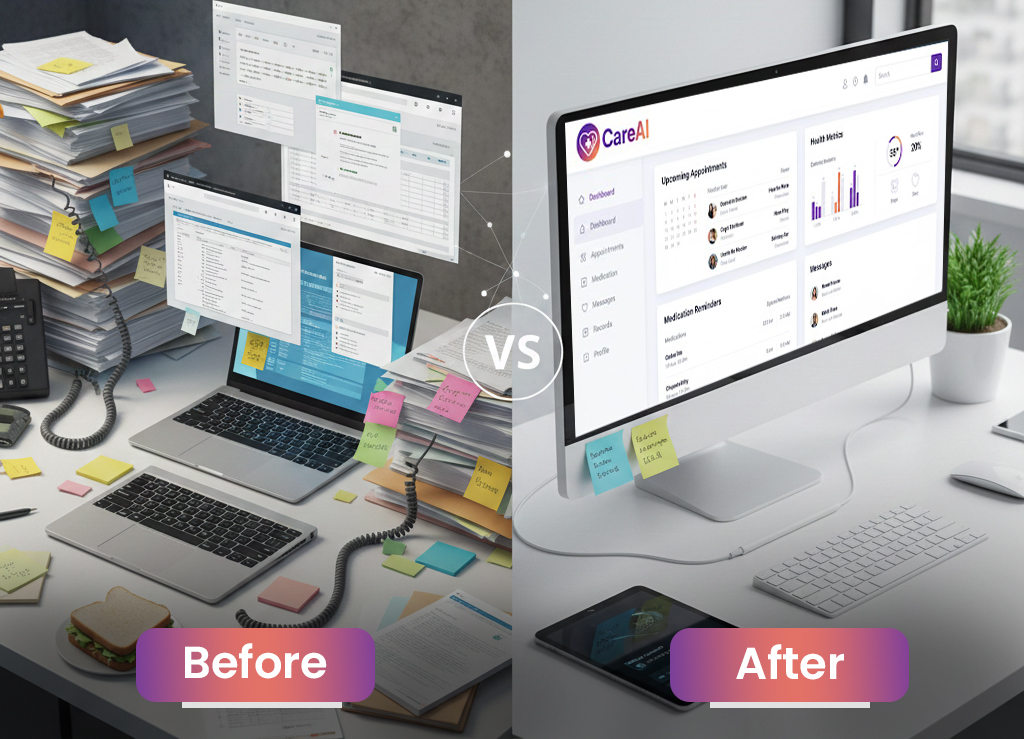 Before and After: Manual vs Automated Healthcare Workflows